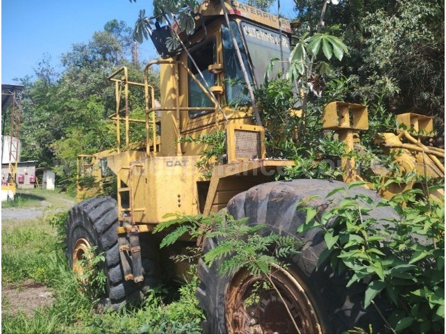 203/25010 - TRATOR DE PNEUS M/CATERPILLAR MOD. 924C, C/LÂMINA, ANO 96.