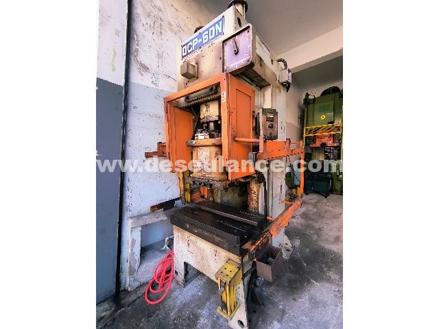 19/25082 - PRENSA M/CHIFON MOD. OCP 60 N, CAPAC. 60 TONS.