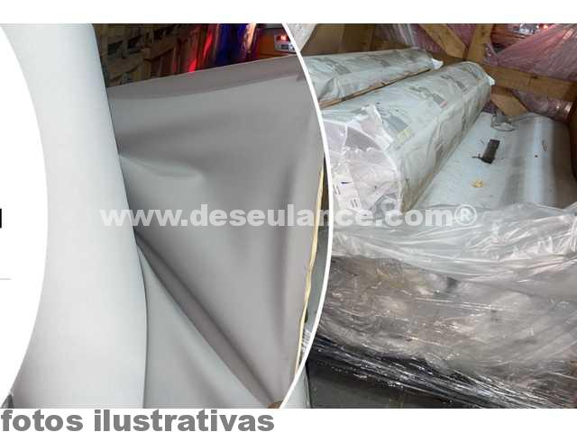 16/25173 - 10 ROLOS DE VINYL CINZA E 03 ROLOS DE VINYL MARROM