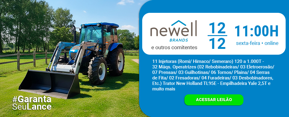 Leilão de 32 máquinas operatrizes, trator e muito mais